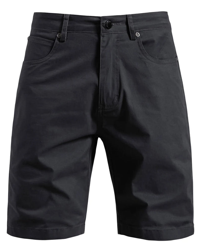 Men's Casual Shorts - 100% Cotton, Elastic Waist, Slim Fit