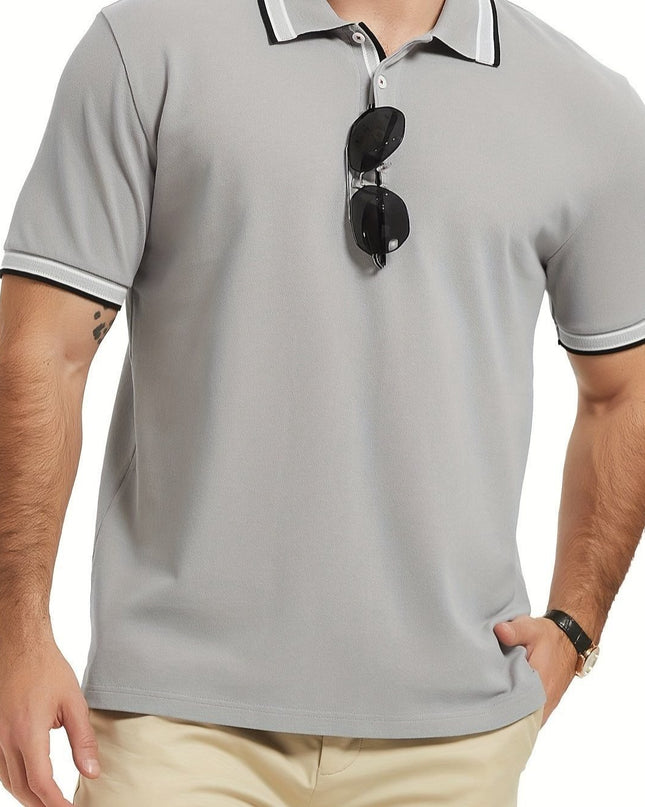 Men's Casual Sports Polo Shirt - Loose-Fitting Summer Style