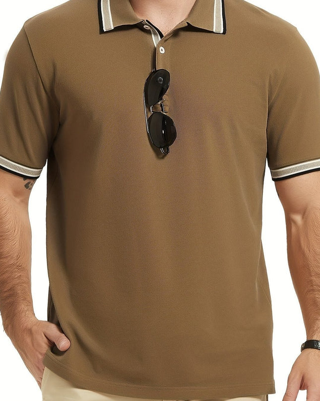 Men's Casual Sports Polo Shirt - Loose-Fitting Summer Style