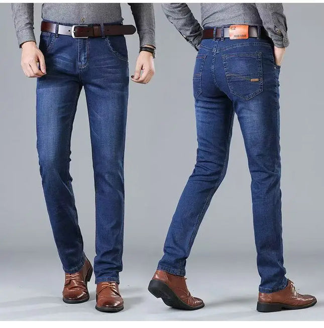 Men's Casual Stretch Slim Jeans - Classic Style Pants