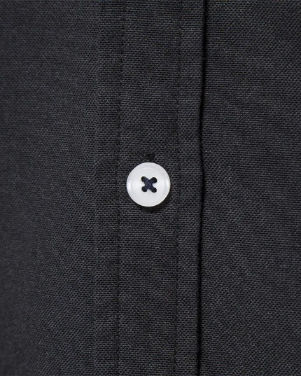 Men's Cotton Blend Oxford Shirt - Long Sleeve Casual Style