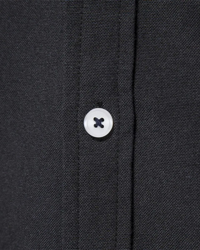 Men's Cotton Blend Oxford Shirt - Long Sleeve Casual Style