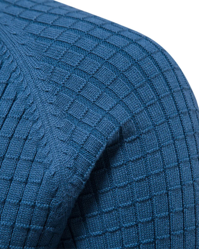 Men's Cotton O-neck Sweater - Casual Autumn Style