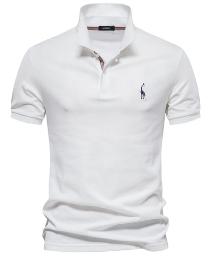 Men's Cotton Polo Shirt - Short Sleeve Casual Summer Style