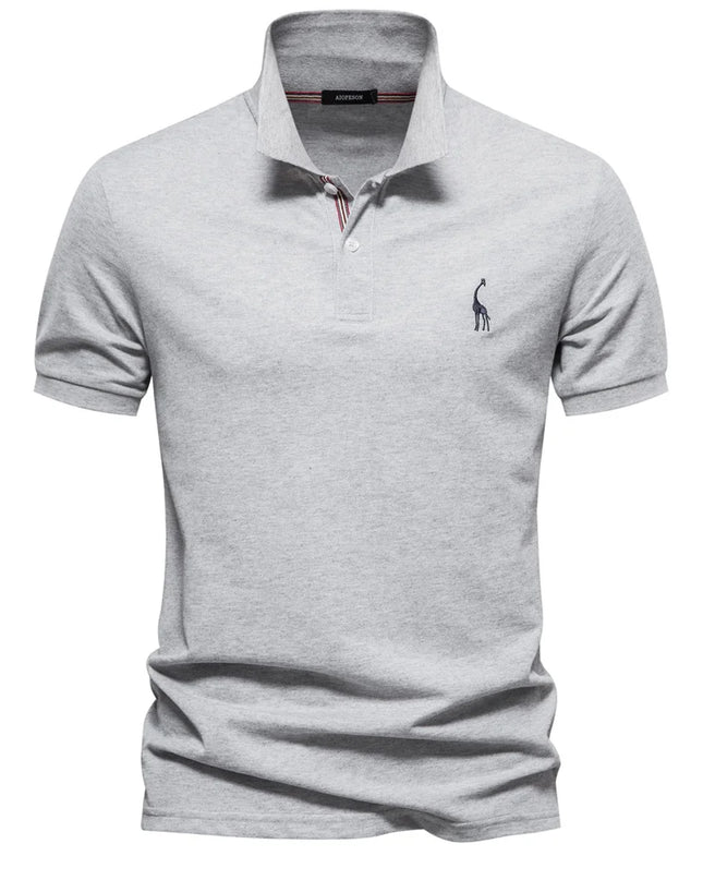 Men's Cotton Polo Shirt - Short Sleeve Casual Summer Style