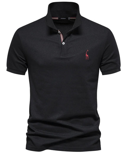 Men's Cotton Polo Shirt - Short Sleeve Casual Summer Style
