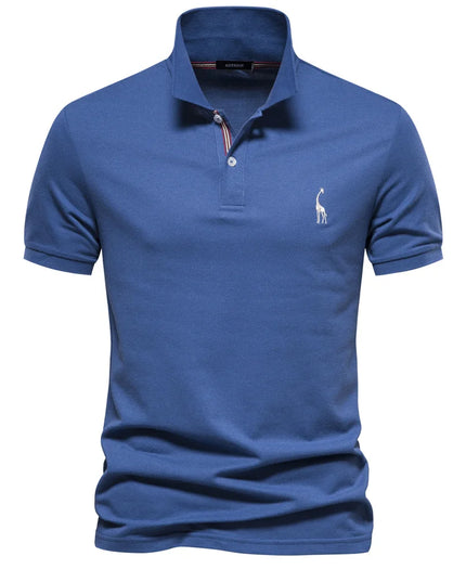 Men's Cotton Polo Shirt - Short Sleeve Casual Summer Style