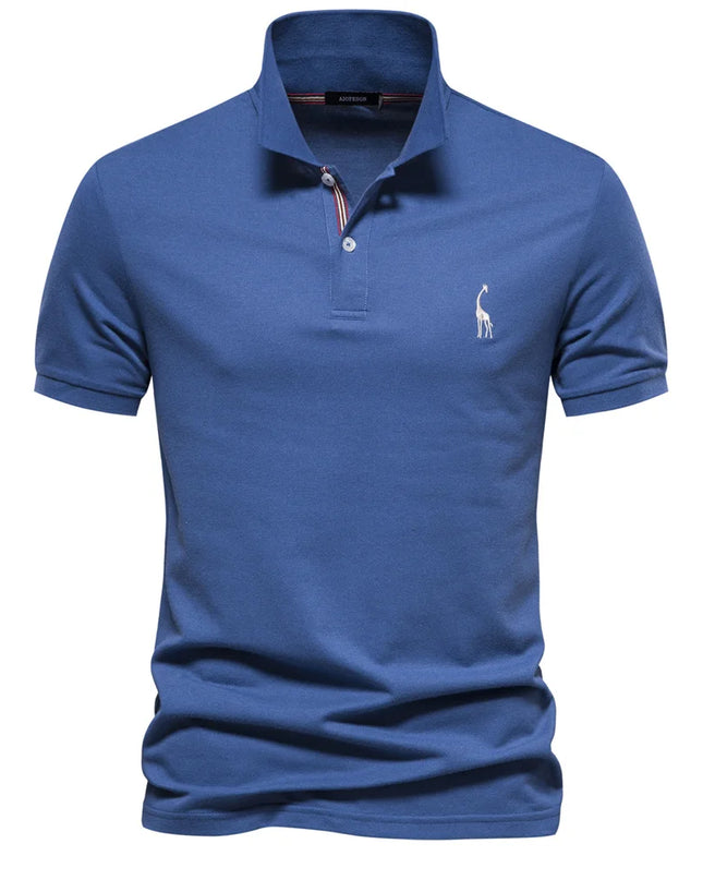 Men's Cotton Polo Shirt - Short Sleeve Casual Summer Style