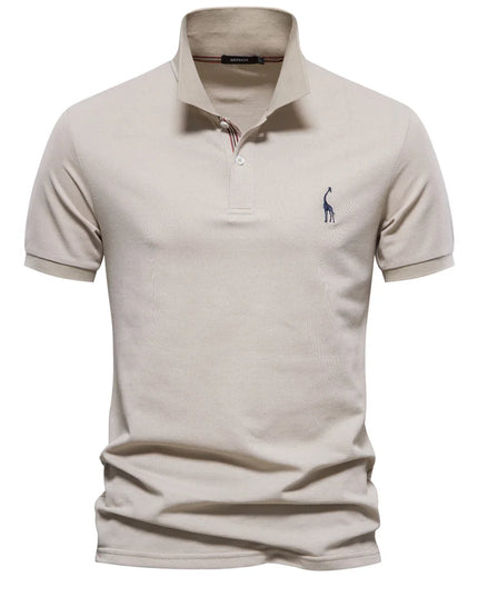 Men's Cotton Polo Shirt - Short Sleeve Casual Summer Style