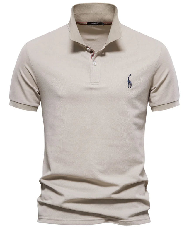 Men's Cotton Polo Shirt - Short Sleeve Casual Summer Style