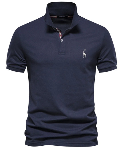Men's Cotton Polo Shirt - Short Sleeve Casual Summer Style
