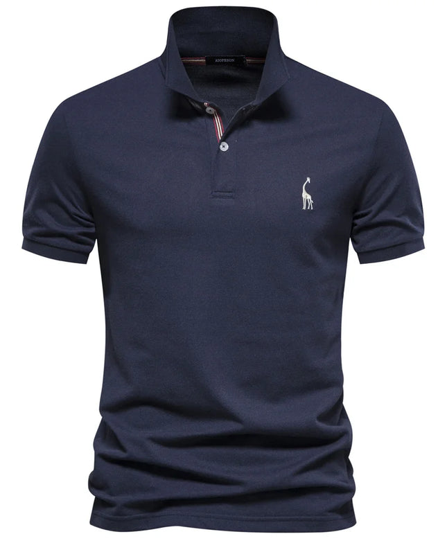 Men's Cotton Polo Shirt - Short Sleeve Casual Summer Style
