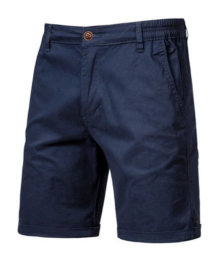 Men's Cotton Shorts - Elastic Waist, Casual Style, 10 Colors