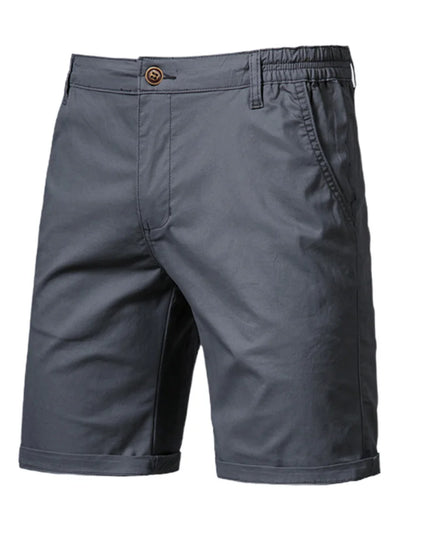 Men's Cotton Shorts - Elastic Waist, Casual Style, 10 Colors