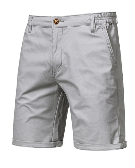Men's Cotton Shorts - Elastic Waist, Casual Style, 10 Colors