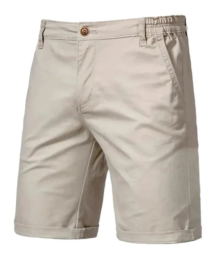 Men's Cotton Shorts - Elastic Waist, Casual Style, 10 Colors