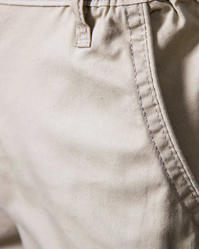 Men's Cotton Summer Shorts - Elastic Waist, Casual Fit