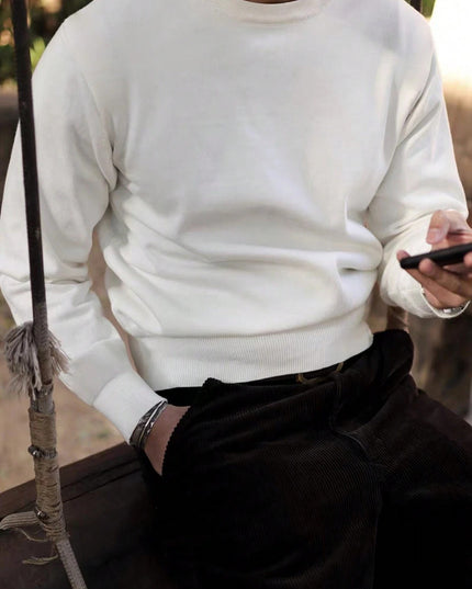 Men's Crewneck Sweater - Ultra-Soft Casual Attire