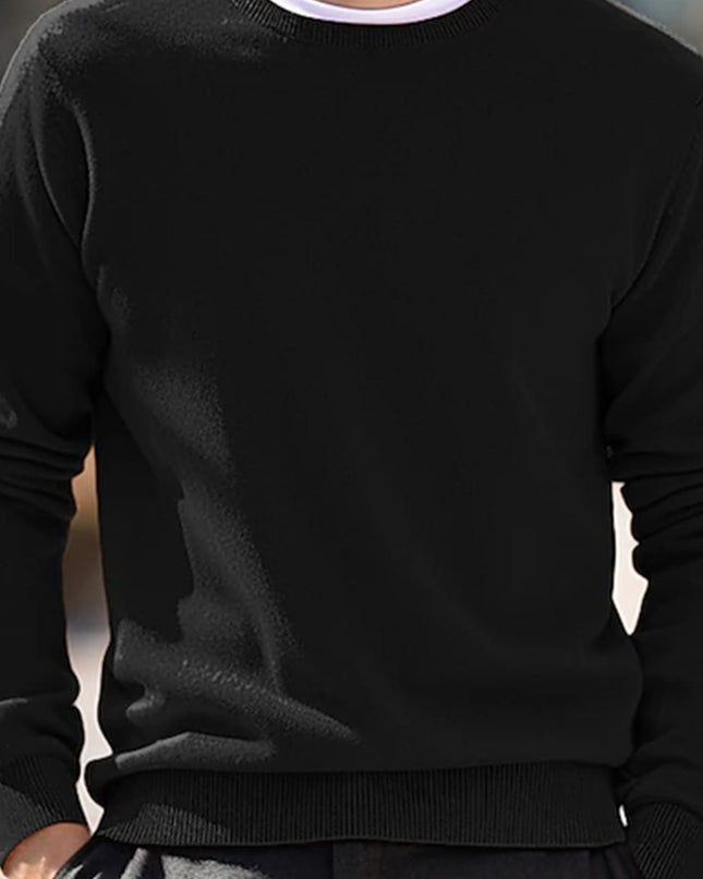Men's Crewneck Sweater - Ultra-Soft Casual Attire