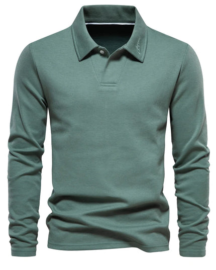 Men's Embroidery Polo Shirt - Casual Luxury Golf Style