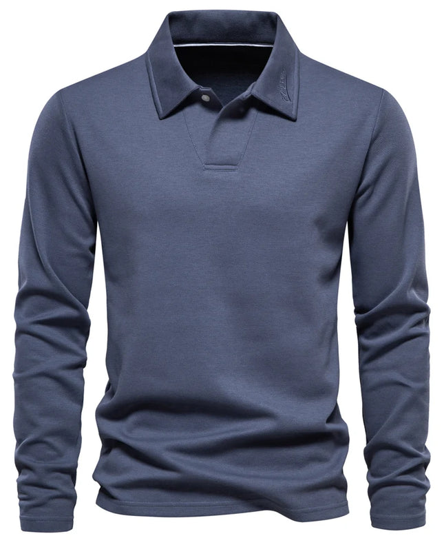 Men's Embroidery Polo Shirt - Casual Luxury Golf Style