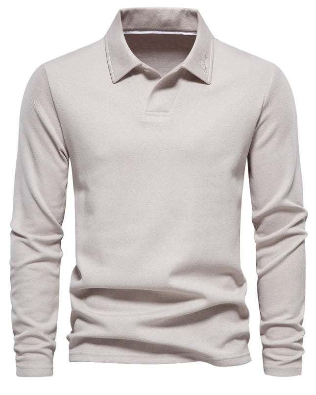 Men's Embroidery Polo Shirt - Casual Luxury Golf Style