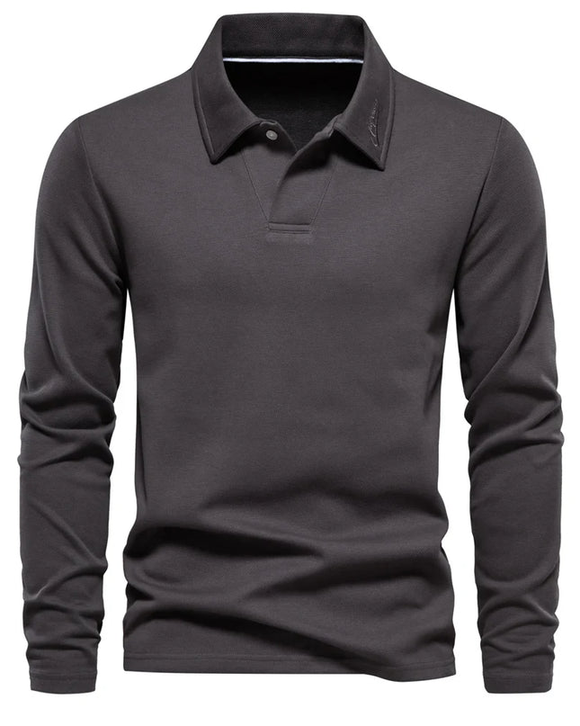 Men's Embroidery Polo Shirt - Casual Luxury Golf Style