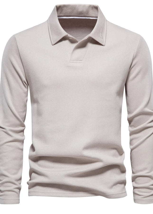Men's Embroidery Polo Shirt - Casual Luxury Golf Style