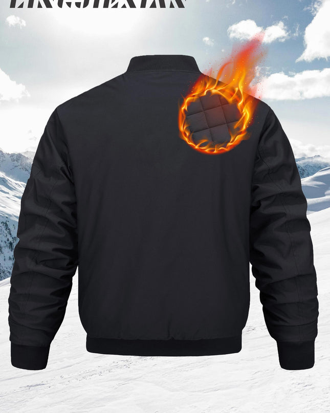 Men's Fall & Winter Baseball Jacket - Windproof & Warm Design