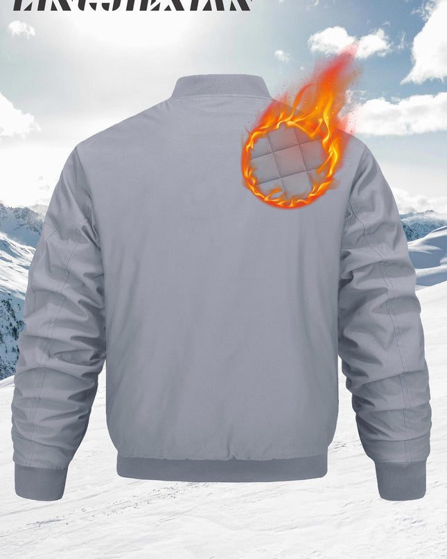 Men's Fall & Winter Baseball Jacket - Windproof & Warm Design