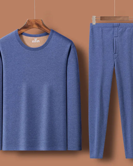 Men's Fleece Lined Thermal Underwear Set - Warm Velvet Comfort