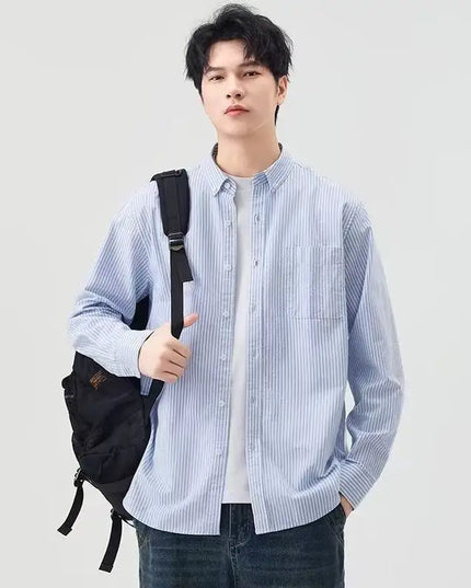 Men’s Formal White Shirt - Long Sleeve Business Pocket Style 5XL