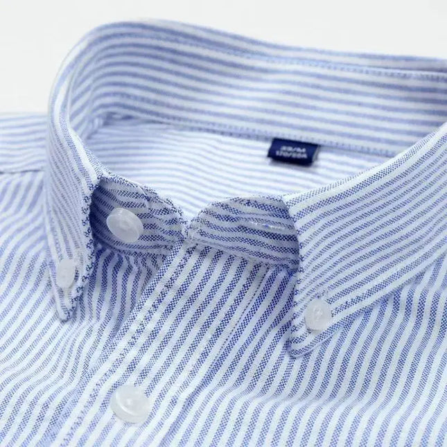 Men’s Formal White Shirt - Long Sleeve Business Pocket Style 5XL