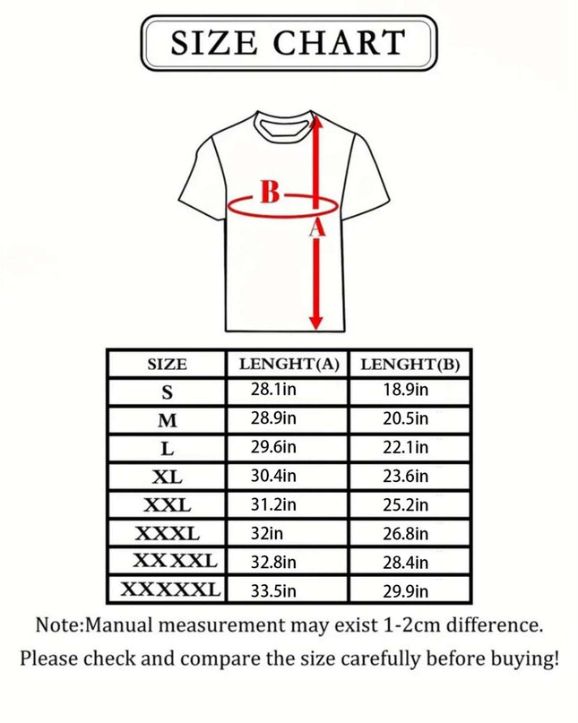 Men's Graphic T-Shirt - Casual Round Neck with Geometric Design