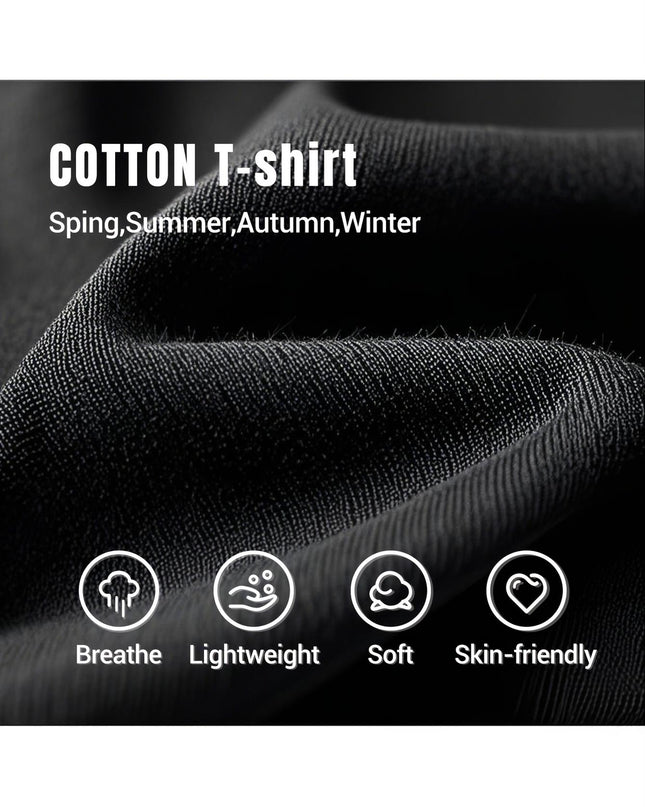 Men's Graphic T-Shirt - Casual Round Neck with Geometric Design