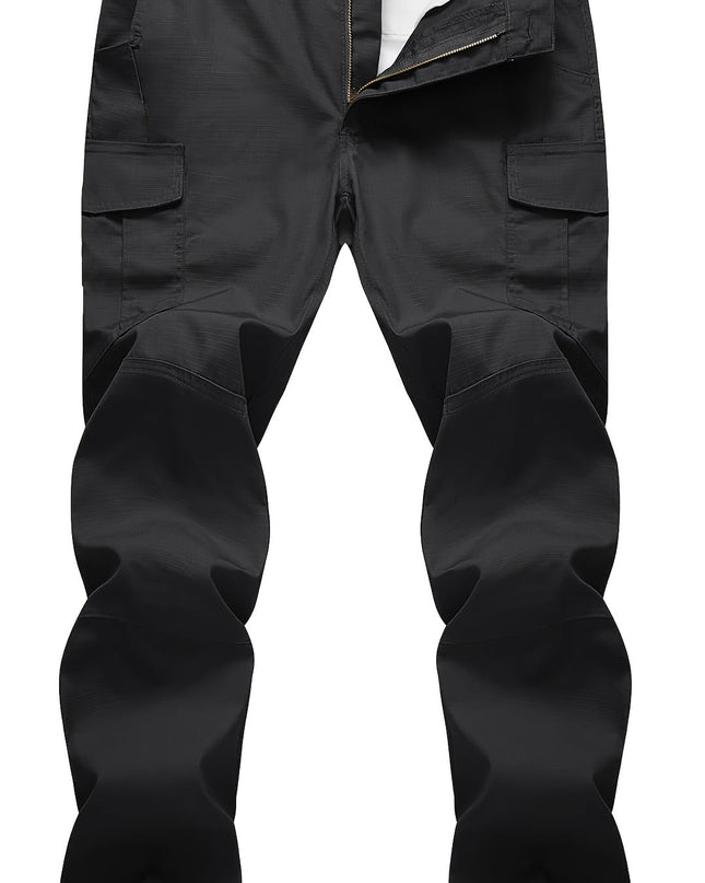 Men's Heavy-Duty Cargo Pants - Rip-Resistant, Multi-Pocket Design