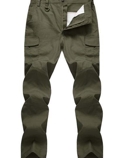 Men's Heavy-Duty Cargo Pants - Rip-Resistant, Multi-Pocket Design
