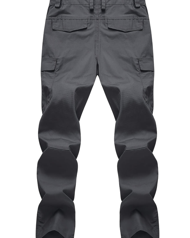 Men's Heavy-Duty Cargo Pants - Rip-Resistant, Multi-Pocket Design