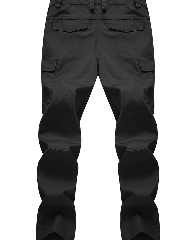 Men's Heavy-Duty Cargo Pants - Rip-Resistant, Multi-Pocket Design