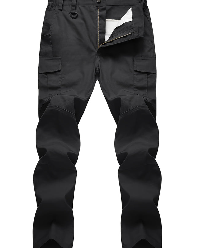 Men's Heavy-Duty Cargo Pants - Rip-Resistant, Multi-Pocket Design