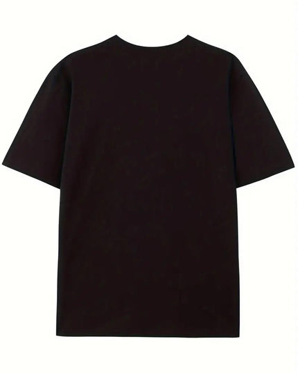 Men's Heavyweight T-Shirt - Charcoal Black, Breathable Cotton Tee