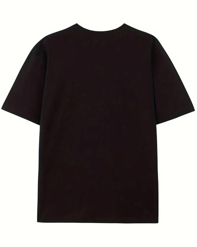 Men's Heavyweight T-Shirt - Charcoal Black, Breathable Cotton Tee