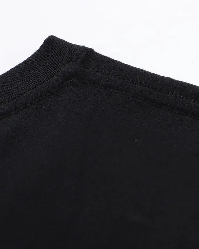 Men's Heavyweight T-Shirt - Charcoal Black, Breathable Cotton Tee