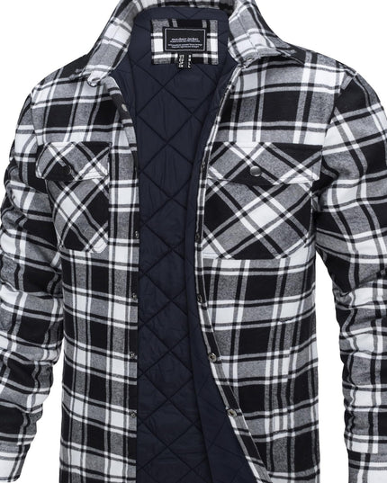 Men's Heavyweight Winter Jacket - Windproof Thermal Flannel Coat