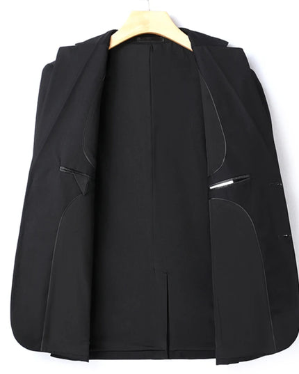 Men's Italian Style Slim Suit - Elegant Blazer and Pants Set