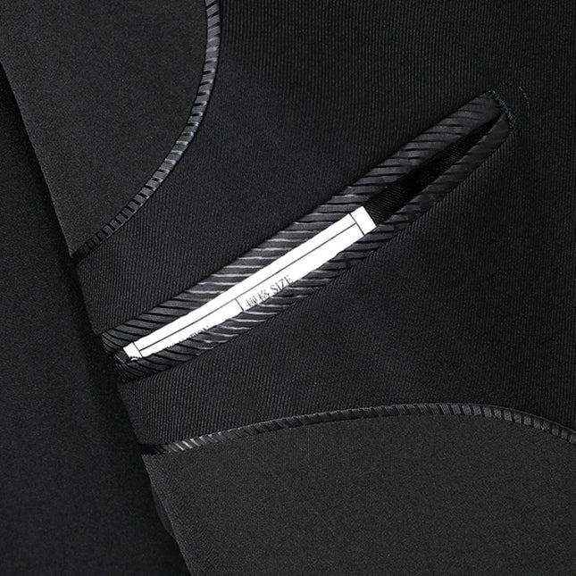 Men's Italian Style Slim Suit - Elegant Blazer and Pants Set