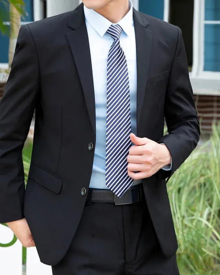 Men's Italian Style Slim Suit - Elegant Blazer and Pants Set