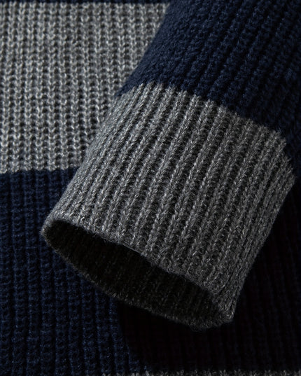 Men's Knitted Pullover Sweater - Soft, Warm Casual Top