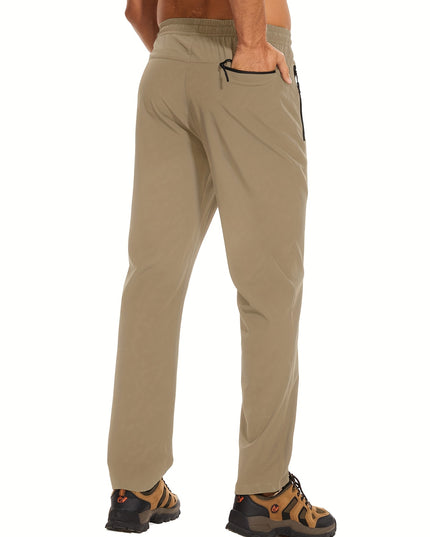 Men's Lightweight Quick-Dry Hiking Pants - Water-Resistant & Breathable