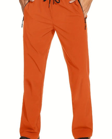 Men's Lightweight Quick-Dry Hiking Pants - Water-Resistant & Breathable